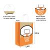 16 PCS Basketball Gift Bags with Handles for Basketball Birthday Party Supplies, Basketball Party Favor Bags Candy Treats Bags, Basketball Goodie Bags for Kids Boys Girls view 3