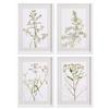 Napa Home & Garden Daisy Prints Set of 4 White/Yellow view 1