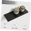 Cabilock 4pcs Wall Mounted Wooden Storage Racks Modern Floating Shelf for Living Room Bedroom Office Decor Stylish Display for Plants Stationery and Items view 4