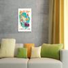 Puerto Rico - Castillo San Felipe del Morro - Delta Air Lines - Vintage Airline Travel Poster by Fred Sweney c.1960s - Fine Art Matte Paper Print (Unframed) 20x26in view 4