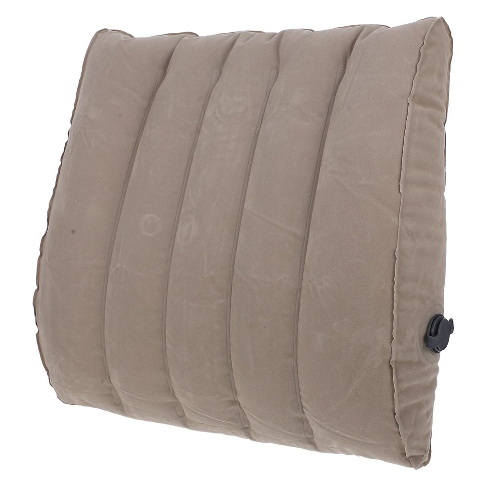 Healifty Inflatable Lumbar Support Pillow, Ergonomic Lower Back Cushion for Office Chair, Car Seat & Travel - Foldable Air Posture Support for Long Sitting, Grey