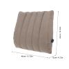 Healifty Inflatable Lumbar Support Pillow, Ergonomic Lower Back Cushion for Office Chair, Car Seat & Travel - Foldable Air Posture Support for Long Sitting, Grey view 2