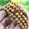 CAOMIAN Bodhi Bracelet Small Wooden Fish Fruit Bodhi Seed 108 Bead Bracelet 7mm Handmade Beaded Bracelet Jewelry view 4