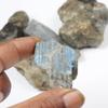 GEMHUB 1 lb Bulk Labradorite Rough Crystal Stones for Cabbing Cutting Lapidary Tumbling and Polishing view 4