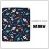 Artsadd Custom Blanket for Baby Boys Girls with Name,Outer Space Personalized Blankets Add Name for Room Decor Travel Sofa, Fuzzy and Soft Throw Blanket Birthday for Kids 40"x50" view 2