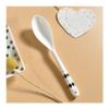 Tea spoons Ceramic spoon Household kitchen spoon Long-handled dining table and rice spoon Soup spoon Dessert Milk Tea Coffee 5pcs Ice tea spoons (Color : E) view 1