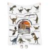 Personalized Dinosaur Blanket for Boys Girls, Custom Jurassic Dino Baby Blankets with Name, Customized Gifts for Toddlers Teen Dinosaur Fans, Fleece Throw Blanket for Bed Sofa Couch Camp 40"x50" view 1