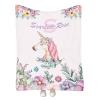 Custom Baby Blanket with Name Unicorn Blanket Personalized Baby Blanket for Girls Boys Soft Throw Fleece Blanket Customized Name Receiving Swaddle Blanket Birthday for Kids 50"x60" view 1
