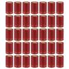 homeemoh 100 Pcs 33mm Heat Shrink Capsules, Heat Shrink Wine Sealed Cover for Professional, Wine Cellars, Home and Kitchen,Red view 1