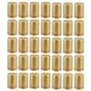 homeemoh 100 Pcs 33mm Heat Shrink Capsules, Heat Shrink Wine Sealed Cover for Professional, Wine Cellars, Home and Kitchen,Gold view 1