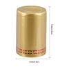 homeemoh 100 Pcs 33mm Heat Shrink Capsules, Heat Shrink Wine Sealed Cover for Professional, Wine Cellars, Home and Kitchen,Gold view 2