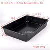 11 13 15 inches Nonstick Deep Rectangle Heavy Thick Carbon Steel Baking Pan Holder Cookie Biscuit Tray Tin Bakeware Oven Gadgets (13 inches) view 2