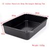 11 13 15 inches Nonstick Deep Rectangle Heavy Thick Carbon Steel Baking Pan Holder Cookie Biscuit Tray Tin Bakeware Oven Gadgets (15 inches) view 2