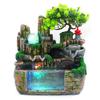 Desktop Fountain, 110V Tabletop Rockery Fountain Waterfall Bonsai Home Office Atomizing Humidifier Decor view 2