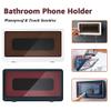 ZTBH Bathroom Divider Bathroom Phone Holder Case Storage Box, Wall Mount Covered Mobile Phone Shelves Toilet Bathroom Hardware Sets (Color : Blue) view 4