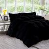 Cotton Farm All-Season 500 GSM Black Goose Down Alternative 1 Piece Quilted Pinch Pleated Single Comforter 800 Thread Count Egyptian Cotton Soft & Fluffy Breathable King view 1