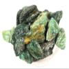 20PCs Green Fuchsite Mica Rough Stones Natural Sparkling Gemstone Crystal Mineral Raw Specimens - Brazil view 1