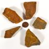 30PCs Blue & Orange Tiger Eye Rough Stones Natural Unpolished Gemstone Crystal Mineral Rock Raw Specimens - Brazil view 2