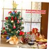2Pcs Artificial Mini Christmas Tree Christmas Trees Light String Decoration Garden Xmas Ornaments for Tabletop Desk view 3