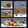 Frozen in Time Birds in The Snow Panel 100% Cotton Fabric Henry Glass view 1
