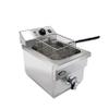 KWS DY-11 Commercial Electric 1750W Deep Fryer 11.4L Stainless Steel with Faucet Drain Valve System for Commercial and Home User (DY-11 | 11.4L | 1750W) view 1