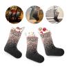 CUXWEOT Personalized Pink Rose Gold Sparkle Bling Print Christmas Stockings Customize Name Candy Bag for Family Holiday Party Decorations Gift 17.52 x 7.87 Inch view 3