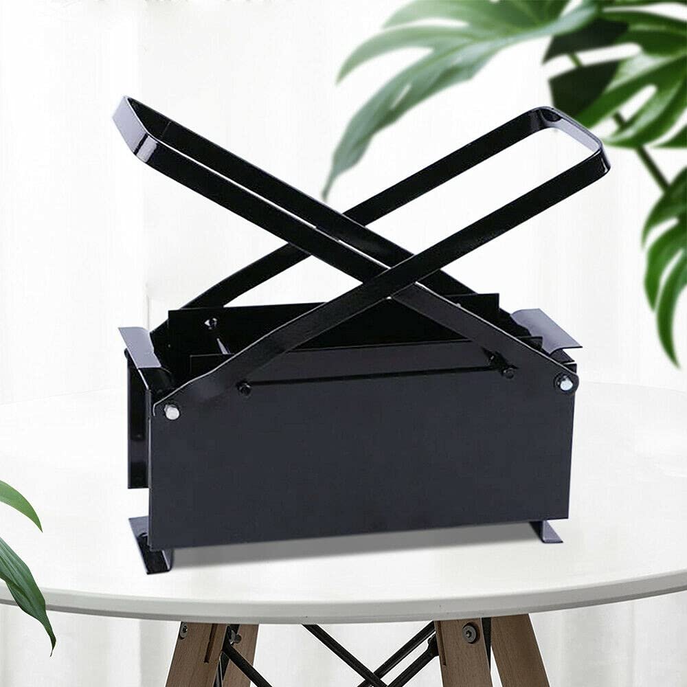 Brick Briquette Maker Paper Log Fire Free Eco Recycle Newspaper Fuel Block, DIY Recycle Newspaper Briquette Maker for Heating Fire Stove Home Tool