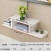 BiJun Floating TV Shelf, Entertainment Center Wall Mounted Floating Shelves for Wall Media Console Router DVD Shelf for PS4/Cable Box/DVD Players/Game Console Streaming Media Equipment (White, 35.4) view 3