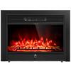 Topment 28.5" Recessed Electric Fireplace, Freestanding Fireplace Insert with Touch Screen Control Panel, Remote Control, Over-Heating Protection, 750-1500W Recessed in-Wall Heater with Timer view 1
