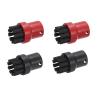 Jxjamp Power Nozzle of Steam Engine Bristle Brush Kit Nylon Brushes for KARCHER SC1 SC2 SC3 SC4 SC5 Easyfix Series Vacuum view 4