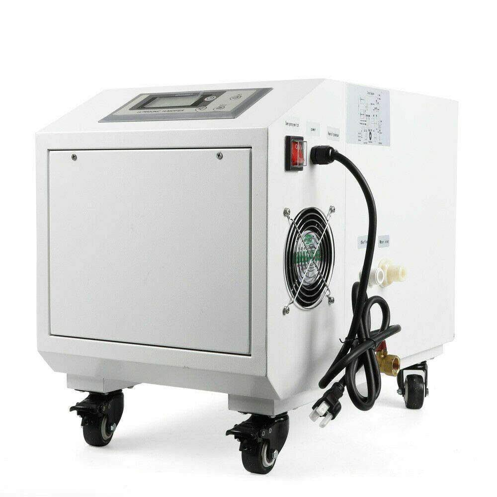 Ultrasonic Industrial Humidifier Cooler, AC110V/60Hz Fully Automatic Digital Display Control System Humidifier to Protect Fruits and Vegetables