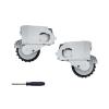 Jxjamp Replacement New Right Left Wheel for Xiaomi MIJIA 1C STYTJ01ZHM Robot Vacuum Cleaner Driving Power Wheel Spare Parts Accessories (Color : 1set) view 1