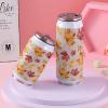 10oz Stainless Steel Tumbler with Lid & Straw-Double Wall Vacuum Insulated Travel Mug,Thanksgiving Fall Vintage Maple Leaves Water Bottle Coffee Beverage Drinks Cup for Adults Kids view 4