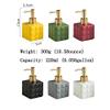 Layboo Modern Style Ceramic Hand Soap Dispenser, Decorative Liquid Soap & Lotion Dispenser Hand Soap Dispenser, for Kitchen or Bathroom Countertops 220ML/0.058gallon (Jujube red) view 2