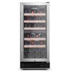 COMFEE' CRW28B7AST Freestanding & Built-in Wine Cooler, 28 Bottle Wine Fridge, Dual Cooling Zone, Digital Control, Glass Door Stainless Steel Frame view 1