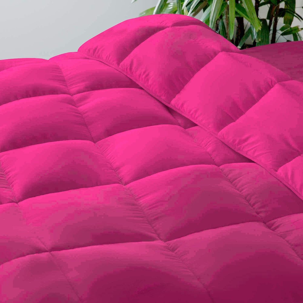PG Beddings Boat Bedding - USA Made Universal V Berth 3 Piece Duvet Insert Comforter Set (Universal V Berth), Solid Hot Pink