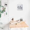 Aihesui Wood Sign Hanging Wall Decoration Farmhouse Oh Holy Night Wall Art for Living Room Kitchen Batheroom Bedroom Office School 7x7inch view 4