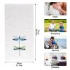 ALAZA Funny Stylish Dragonfly Cotton Hand Towel Set of 2 Hotel Spa Bathroom Towel Highly Absorbent Soft 16" x 30" view 3