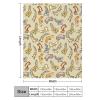 Hon-Lally Cartoon Cute Leopard Gecko Pattern Blanket Throw Warm Cozy Flannel Fleece Lightweight Plush for Living Room Bedroom Sofa Couch for Kids and Adults - 40inchx50inch White-style view 2
