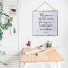 Aihesui Wood Sign Hanging Wall Decoration Farmhouse My Grace is Sufficient for You Wall Art for Living Room Kitchen Batheroom Bedroom Office School 16x16inch view 4