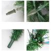 KKLT Snow Flocked Artificial Christmas Tree,Pre-Decorated Hinged Decorated Trees,with Star Ornaments Eco-Friendly Xmas Tree for Traditional Indoor-A 180cm(6ft) view 2