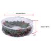 TITA-DONG Decorative Wreath Storage Containers 24Inch Clear view 2