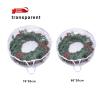 TITA-DONG Decorative Wreath Storage Containers 24Inch Clear view 3