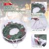 TITA-DONG Decorative Wreath Storage Containers 24Inch Clear view 4