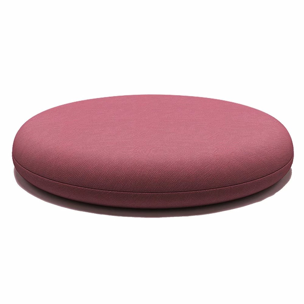 Chair Pads for Dining Chairs Set of 2, Kitchen Chair Cushions Set of 2 Round, Disassemblable Seat Pads for Dining Chairs 2 Pack, Thick Seat Cushions for Dining Chairs Wine Red
