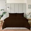 1 Piece Comforter 1000 TC Egyptian Cotton Cover | Super Soft Premium Quality Microfiber Filling (Super King, Chocolate) view 1