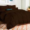 1 Piece Comforter 1000 TC Egyptian Cotton Cover | Super Soft Premium Quality Microfiber Filling (Super King, Chocolate) view 2