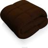 1 Piece Comforter 1000 TC Egyptian Cotton Cover | Super Soft Premium Quality Microfiber Filling (Super King, Chocolate) view 3