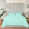 1 Piece Comforter 1000 TC Egyptian Cotton Cover | Super Soft Premium Quality Microfiber Filling (Super King, Aqua Blue) view 1