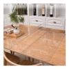 AYLYHD Clear Glass Table Cover, Desk Cover PVC Office Chair Mat Waterproof Anti-scalding Oil-Proof Wash-Free Placemat for End Table, Customizable (Color : 1mm, Size : 100x150cm) view 1